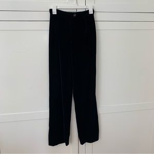 A.S.O.D Navy Blue Velvet High Waist Pants Size 26